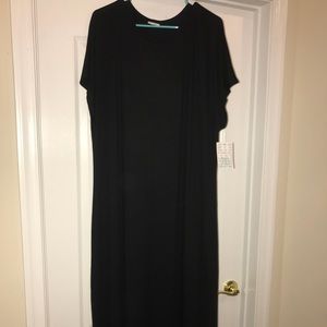 2xl solid black Lularoe Maria dress